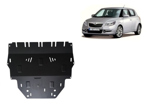Stahl Unterfahrschutz für Motor Skoda Fabia 2 Diesel (2007-2014)