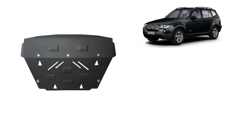 Stahl Unterfahrschutz für Kühler BMW X3 (2003-2010)