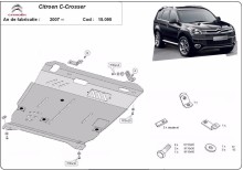Stahl Unterfahrschutz für Motor Citroen C - Crosser (2007-2012)