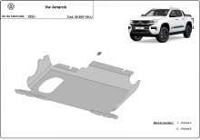 Aluminium Unterfahrschutz für Motor Volkswagen Amarok (2023-2026)