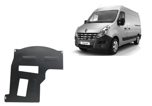 Stahl Unterfahrschutz für Katalysator Renault Master 3 (2022-2024)