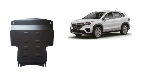 Stahl Unterfahrschutz für Motor, Getriebe Suzuki S-Cross (2021-2023)