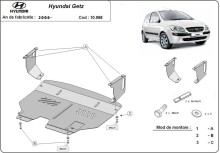 Stahl Unterfahrschutz für Motor Hyundai Getz (2006-2010)