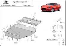 Stahl Unterfahrschutz für Motor Hyundai Coupé Gk (2001-2010)