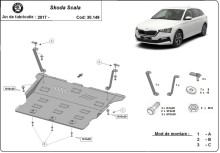 Stahl Unterfahrschutz für Motor Skoda Scala (2019-2026)