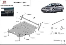 Aluminium Unterfahrschutz für Motor Seat Leon (1998-2004)