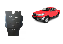 Stahl Unterfahrschutz für Getriebe Toyota Hilux Revo (2016-2026)