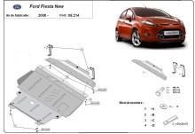 Stahl Unterfahrschutz für Motor Ford Fiesta (2008-2016)