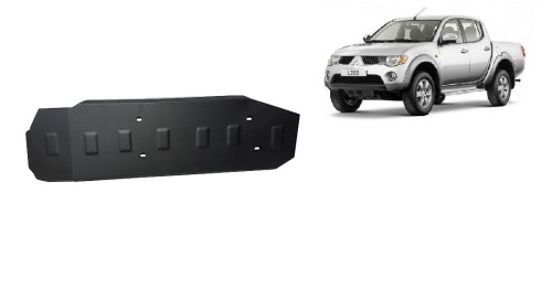 Stahl Unterfahrschutz für Treibstofftank Mitsubishi L 200 (2005-2015)