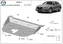 Stahl Unterfahrschutz für Motor Mazda 3 (2013-2018)