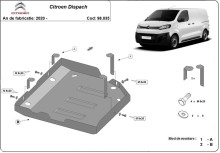 Stahl Unterfahrschutz für AdBluetank Citroen Dispatch (2020-2026)