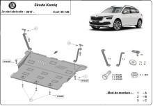 Stahl Unterfahrschutz für Motor Skoda Kamiq (2017-2026)