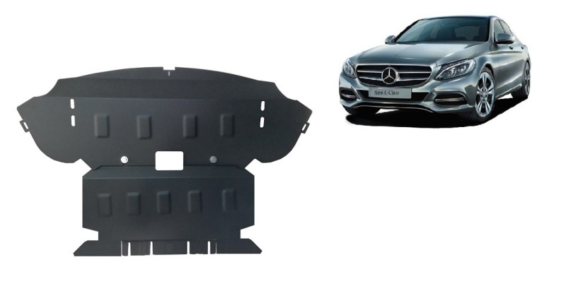 Stahl Unterfahrschutz für Motor Mercedes C-Class W205 4x4 (2014-2021)