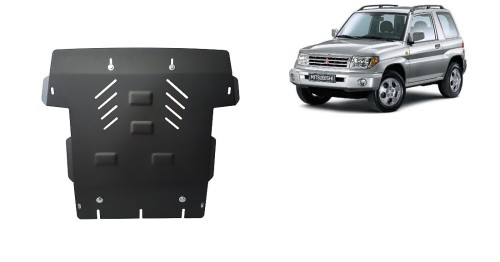 Stahl Unterfahrschutz für Motor Mitsubishi Pajero Pinin (1997-2007)