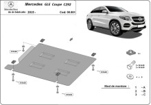 Stahl Unterfahrschutz für Getriebe Mercedes GLE Coupe C292 (2015-2019)
