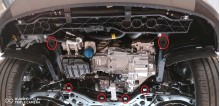Aluminium Unterfahrschutz für Motor Kia Sportage (2019-2021)