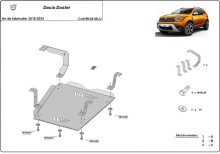 Aluminium Unterfahrschutz für Kraftstofftank Dacia Duster II (2018-2024)