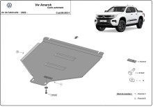 Stahl Unterfahrschutz für Getriebe Automatikgetriebe Volkswagen Amarok (2022-2026)