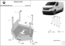 Stahl Unterfahrschutz für Katalysator Renault Trafic (2022-2026)