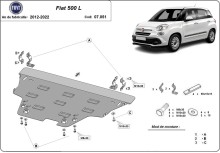 Stahl Unterfahrschutz für Motor Fiat 500 (2012-2022)