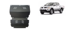 Stahl Unterfahrschutz für Motor, Kühler Mitsubishi L 200 (2005-2015)
