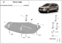Stahl Unterfahrschutz für Kraftstofftank Dacia Lodgy (2012-2022)