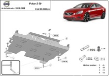 Aluminium Unterfahrschutz für Motor Volvo S60 (2010-2018)