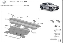 Stahl Unterfahrschutz für Motor Mercedes GLC Coupe X253 (2015-2022)