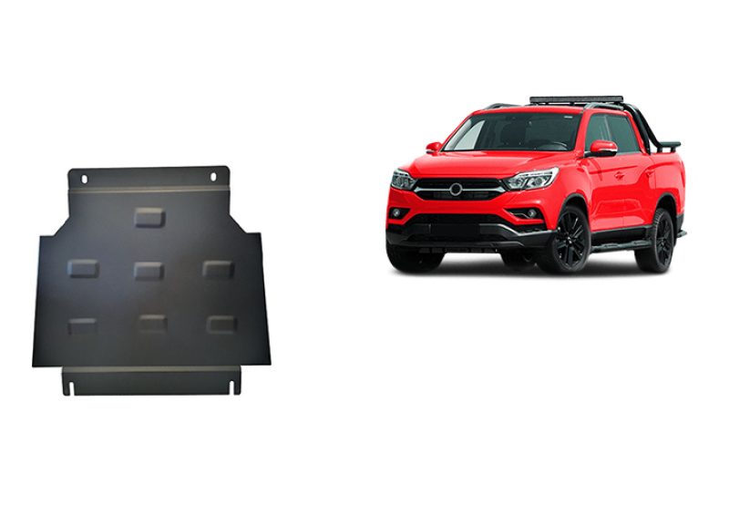 Stahl Unterfahrschutz für Getriebe Ssangyong Musso Grand (2018-2026)