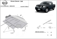Aluminium Unterfahrschutz für Motor Nissan Navara (2005-2015)