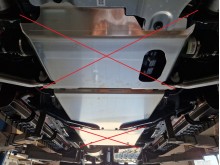 Aluminium Unterfahrschutz für Getriebe Ford Ranger Raptor (2023-2026)