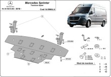 Aluminium Unterfahrschutz für Motor Mercedes Sprinter (2018-2026)