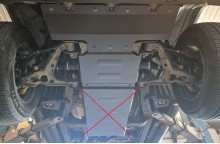 Stahl Unterfahrschutz für Motor Baic Beijing BJ40 (2023-2026)