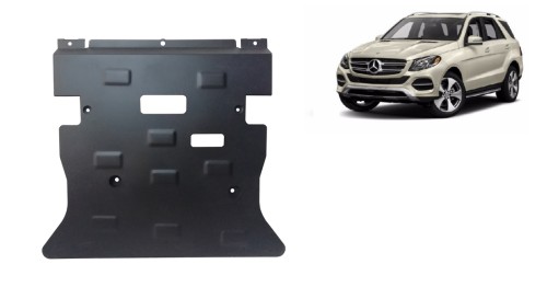Stahl Unterfahrschutz für Motor Mercedes GL X166 (2015-2019)