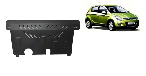 Stahl Unterfahrschutz für Motor, Getriebe Hyundai i 20 (2009-2014)