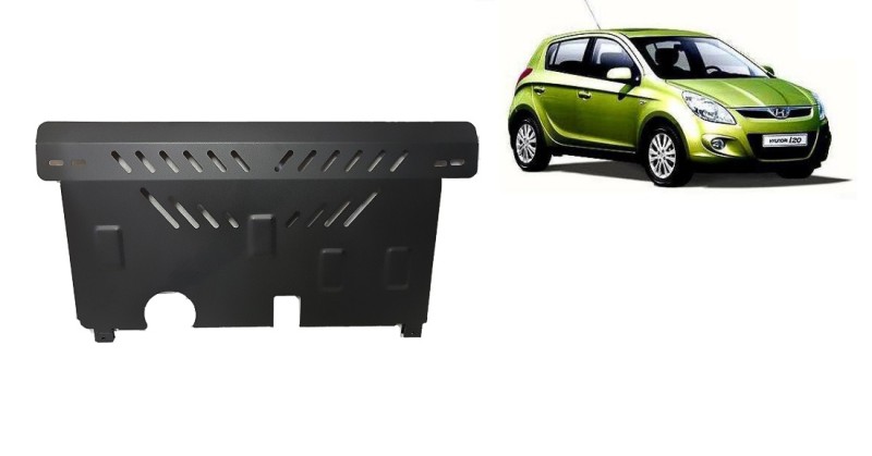 Stahl Unterfahrschutz für Motor, Getriebe Hyundai i 20 (2009-2014)