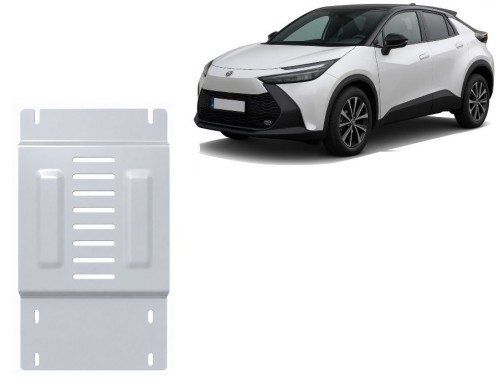 Aluminium Unterfahrschutz für Katalysator Toyota C-HR (2023-2026)