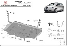 Stahl Unterfahrschutz für Motor, Getriebe Seat Altea (2010-2015)