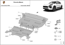 Stahl Unterfahrschutz für Motor Porsche Macan (2014-2026)