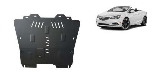 Stahl Unterfahrschutz für Motor Opel Cascada (2013-2019)
