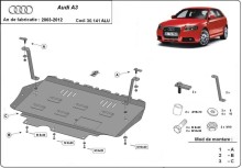 Aluminium Unterfahrschutz für Motor Audi A3 (2003-2012)