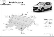 Stahl Unterfahrschutz für Motor Dacia Lodgy (2014-2022)