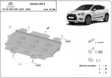 Stahl Unterfahrschutz für Motor Citroen DS4 (2010-2018)