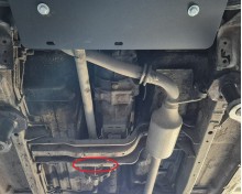 Stahl Unterfahrschutz für Getriebe Suzuki Grand Vitara XL-7 (1999-2005)
