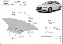 Stahl Unterfahrschutz für Motor Audi A4 B8 All Road diesel (2008-2014)