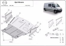 Stahl Unterfahrschutz für Motor Opel Movano (1998-2010)