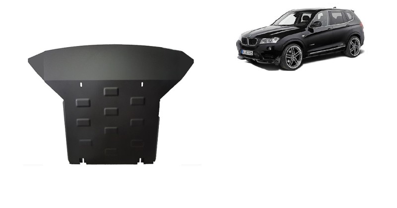 Stahl Unterfahrschutz für Motor BMW X3 - F25 (2010-2017)