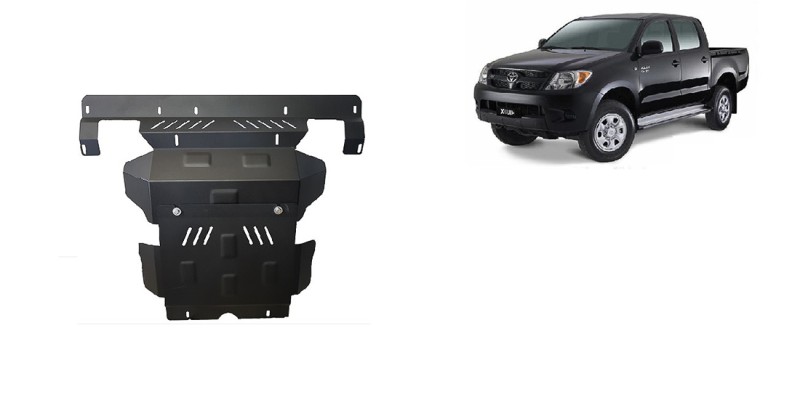 Stahl Unterfahrschutz für Motor, Kühler Toyota Hilux (2004-2015)