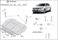 Stalowa Osłona pod silnik VW Passat B7 (2011-2015) EAN
