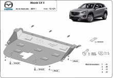 Stahl Unterfahrschutz für Motor Mazda CX5 (2011-2026)